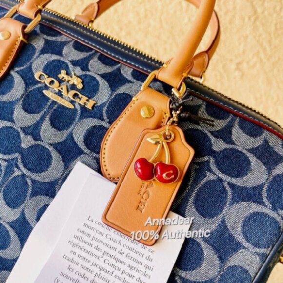 Coach CY699 Rowan Large Satchel Bag In Signature Canvas - Picture 5 of 6